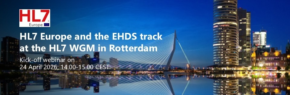 The EHDS track at the HL7 WGM in Rotterdam